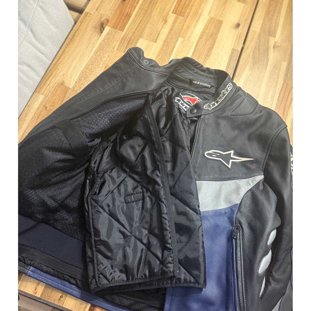 Vintage Y2K Alpinestars Motorcycle Jacket Size USA 44 - Picture 7 of 7